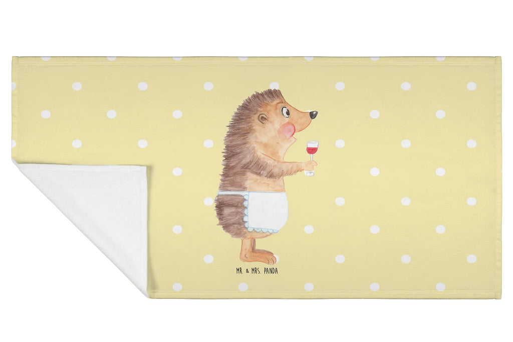 Hand towel Hedgehog wine Towel, bath towel, baby, towels, bathroom, big, children, small animals, cute, funny, cute animal motives, hand drawn, small world, funny sayings, good mood, happy, gifts, gift ideas, special gifts, animal lover, card, hedgehog, wine saying, drinking wine, gift wine drinker, wine decoration, gift wine lover, white wine, wine glass, red wine