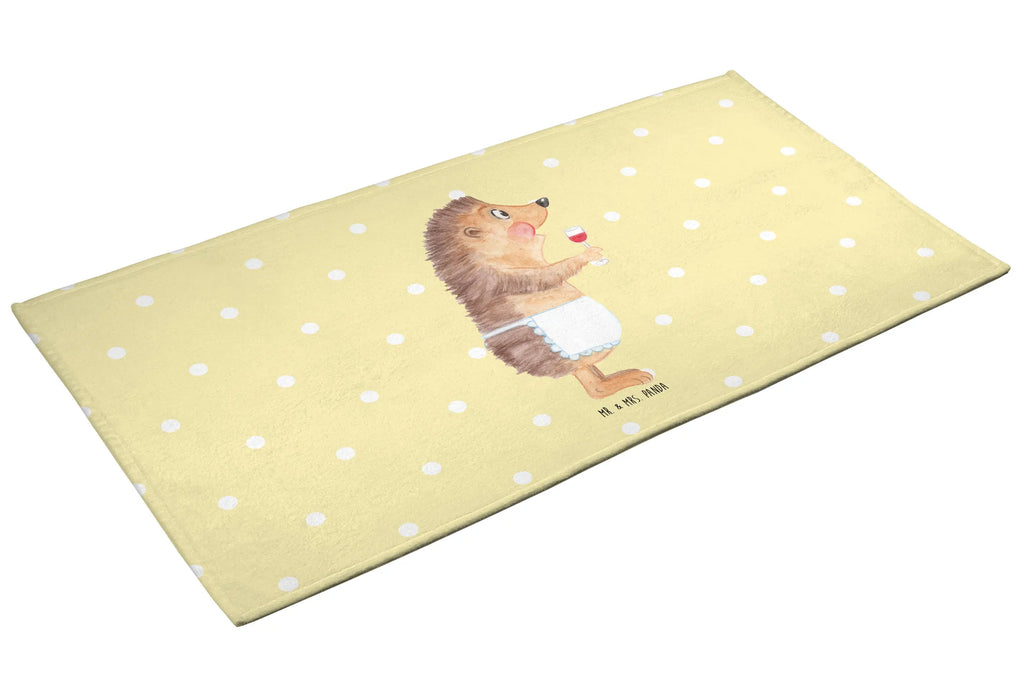 Hand towel Hedgehog wine Towel, bath towel, baby, towels, bathroom, big, children, small animals, cute, funny, cute animal motives, hand drawn, small world, funny sayings, good mood, happy, gifts, gift ideas, special gifts, animal lover, card, hedgehog, wine saying, drinking wine, gift wine drinker, wine decoration, gift wine lover, white wine, wine glass, red wine