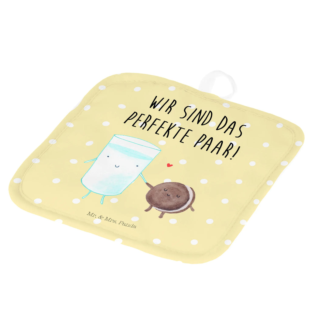 2er Set Topflappen  Milch Keks Topflappenset, Topflappen Set, Topflappen 2er Set, Topfuntersetzer, Topflappen, Topfhandschuhe, topfhalter, 2er Set Topflappen, Gute Laune, Tiermotive, Tiere, Lustige Sprüche, Keks, Perfektes Paar, Milk, Motiv Süß, Cookie, Romantisch, Einladung Frühstück, Kaffee, Kekse, Milch