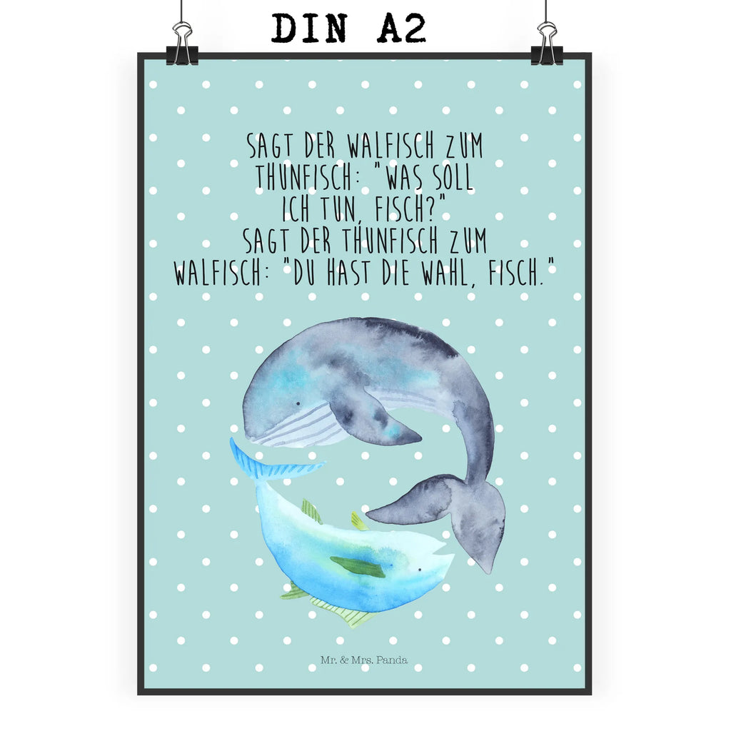 Plakat wieloryb tuńczyk Deko Bild, Kinderposter, Großes Poster, Posterdruck, Wandposter, Handgemaltes Poster, Mr. & Mrs. Panda Poster, Plakat, Designposter, Raumdekoration, Poster Sprüche, Bild, Poster, Schlafzimmer Poster, Bild für Wand, Wanddeko Bild, Wanddekoration, Kinderzimmer Poster, Kunstdruck, Wandbild, Küchenposter, Gute Laune, Tiermotive, Tiere, Lustige Sprüche, Wal, Wahl, Spruch Lustig, Spruch Des Tages, Witz, Wortwitz Lustig, Flachwitz Geschenk, Tunfisch, Flachwitz