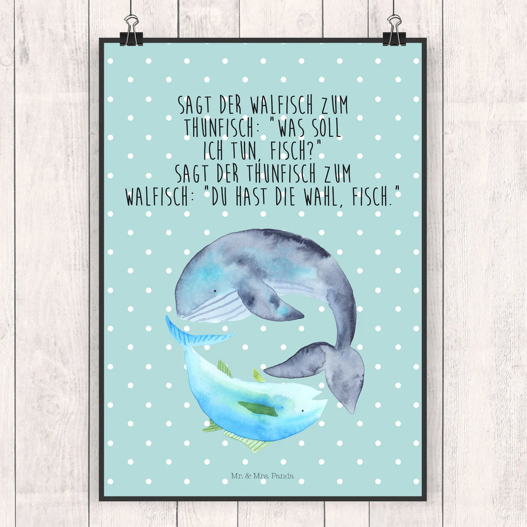 Plakat wieloryb tuńczyk Deko Bild, Kinderposter, Großes Poster, Posterdruck, Wandposter, Handgemaltes Poster, Mr. & Mrs. Panda Poster, Plakat, Designposter, Raumdekoration, Poster Sprüche, Bild, Poster, Schlafzimmer Poster, Bild für Wand, Wanddeko Bild, Wanddekoration, Kinderzimmer Poster, Kunstdruck, Wandbild, Küchenposter, Gute Laune, Tiermotive, Tiere, Lustige Sprüche, Wal, Wahl, Spruch Lustig, Spruch Des Tages, Witz, Wortwitz Lustig, Flachwitz Geschenk, Tunfisch, Flachwitz