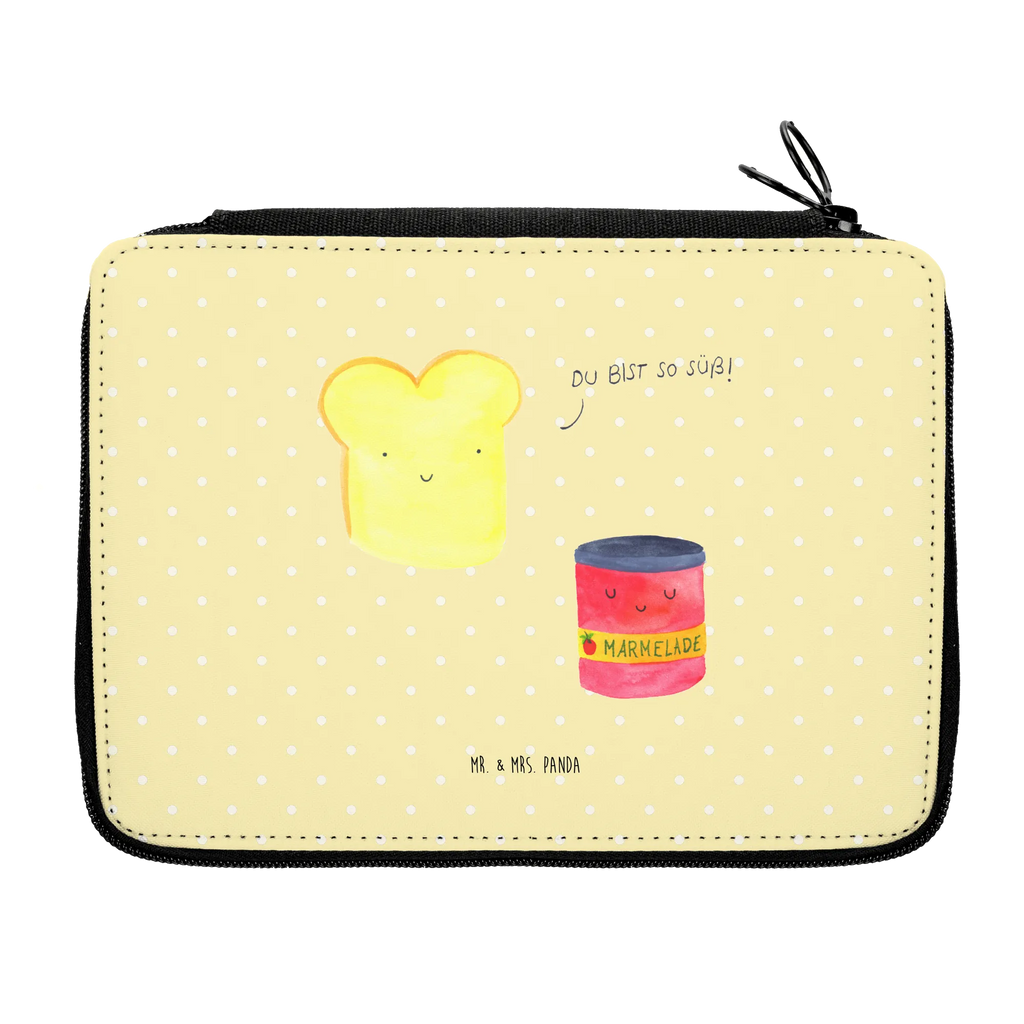 Leather folder toast jam pencil case, school, motif, gift, child, pen roll, pupil, enrolment, primary school, pencil bag, small animals, cute, funny, cute animal motives, hand drawn, small world, funny sayings, good mood, happy, gifts, gift ideas, special gifts, animal lover, card, toast, sweet, dreamteam, breakfast invitation, kitchen saying, kitchen decoration, cute postcard, jam, bread, Toast