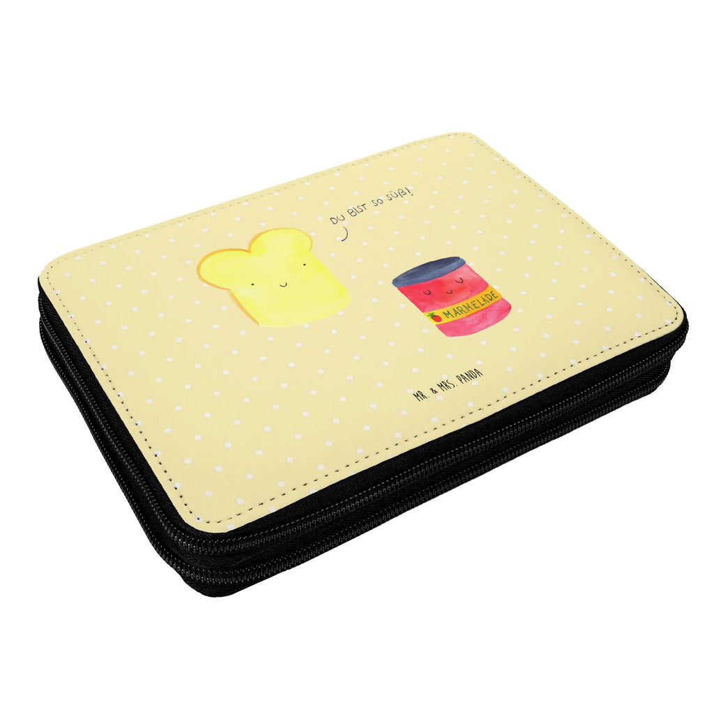 Leather folder toast jam pencil case, school, motif, gift, child, pen roll, pupil, enrolment, primary school, pencil bag, small animals, cute, funny, cute animal motives, hand drawn, small world, funny sayings, good mood, happy, gifts, gift ideas, special gifts, animal lover, card, toast, sweet, dreamteam, breakfast invitation, kitchen saying, kitchen decoration, cute postcard, jam, bread, Toast