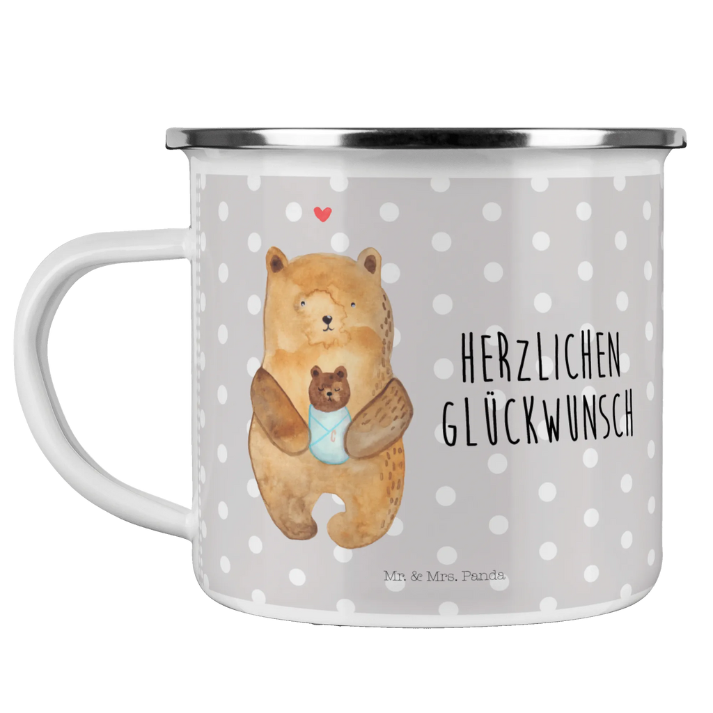 Kempingowy kubek emaliowany Niedźwiedź Niemowlę Teebecher, Becher, Metalltasse, blechbecher, Kaffeetasse, wandertasse, wanderbecher, Tasse, Kaffeebecher, Emaille Becher, becher emaille, reisetasse, Campingbecher, Emailletasse, Trinkbecher, Teetasse, Campingtasse, Emaille Tasse, emaillebecher, Reisebecher, Tasse Emaille, metallbecher, Blechtasse, Pott, Teddy, Bär, Teddybär, Baby, Täufling, Taufe, Neffe, Geburt, Glückwunsch, Eltern, Geburtstag, Mutter, Nichte, Enkelin, Enkel