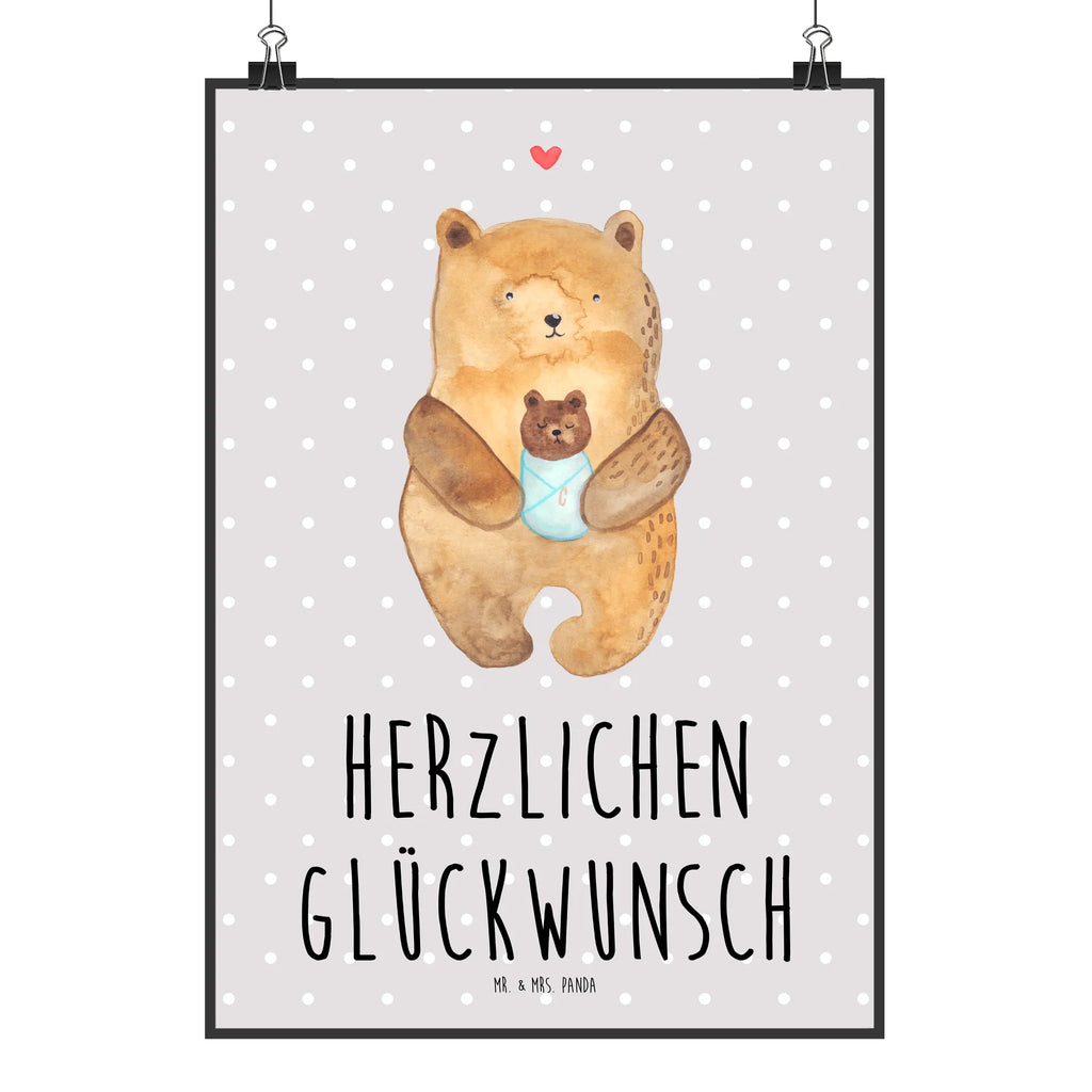 Poster Bär Baby Wandposter, Posterdruck, wanddeko, Designposter, grafikposter, Plakat, Wandschmuck, Bild, wanddruck, Mr. & Mrs. Panda Poster, drucke, wandkunst, Kunstdruck, kunstposter, Wanddeko Bild, Wanddekoration, kunst für die wand, Bild für Wand, Poster, Deko Bild, kunstdruck poster, Wandbild, Teddybär, Bär, Teddy, Geburt, Mutter, Enkelin, Glückwunsch, Neffe, Täufling, Eltern, Taufe, Nichte, Geburtstag, Enkel, Baby