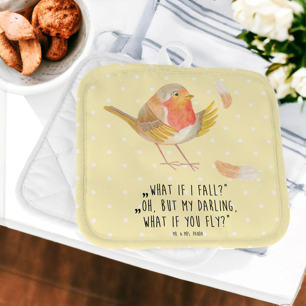 2er Set Topflappen  Rotkehlchen mit Federn Topflappen mit Spruch, Topflappenset, Ofenhandschuh, Topfuntersetzer, Topfhandschuhe, Schöne Topflappen, Topflappen 2er Set, Topfhandschuh, Topflappen lustig, Topflappen, Topflappen Set, Ofenhandschuhe, Tiermotive, Gute Laune, lustige Sprüche, Tiere, Motivation Sprüche, Spruch Mut, Motivationsbilder, fliegen, Spruch Motivation, What if i fall, Rotkehlchen, Vogel