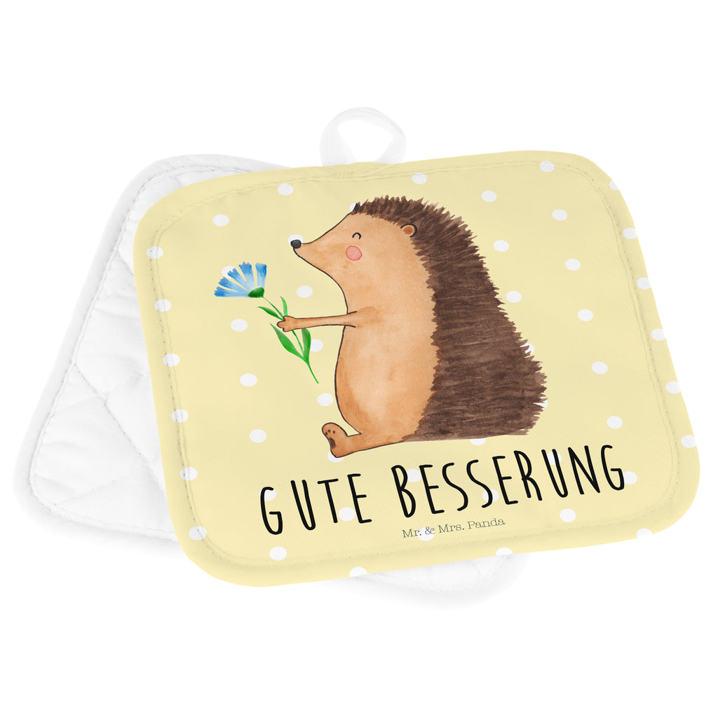 2er Set Topflappen  Igel mit Blume Topfuntersetzer, Topflappen 2er Set, Topflappen lustig, Topflappenset, Topflappen mit Spruch, Ofenhandschuhe, Topfhandschuh, Ofenhandschuh, Topflappen, Topfhandschuhe, Topflappen Set, Schöne Topflappen, Tiermotive, Gute Laune, lustige Sprüche, Tiere, krank, Krankenhaus, Genesungswünsche, Igel, Krankheit, Gute Besserung, Besuch