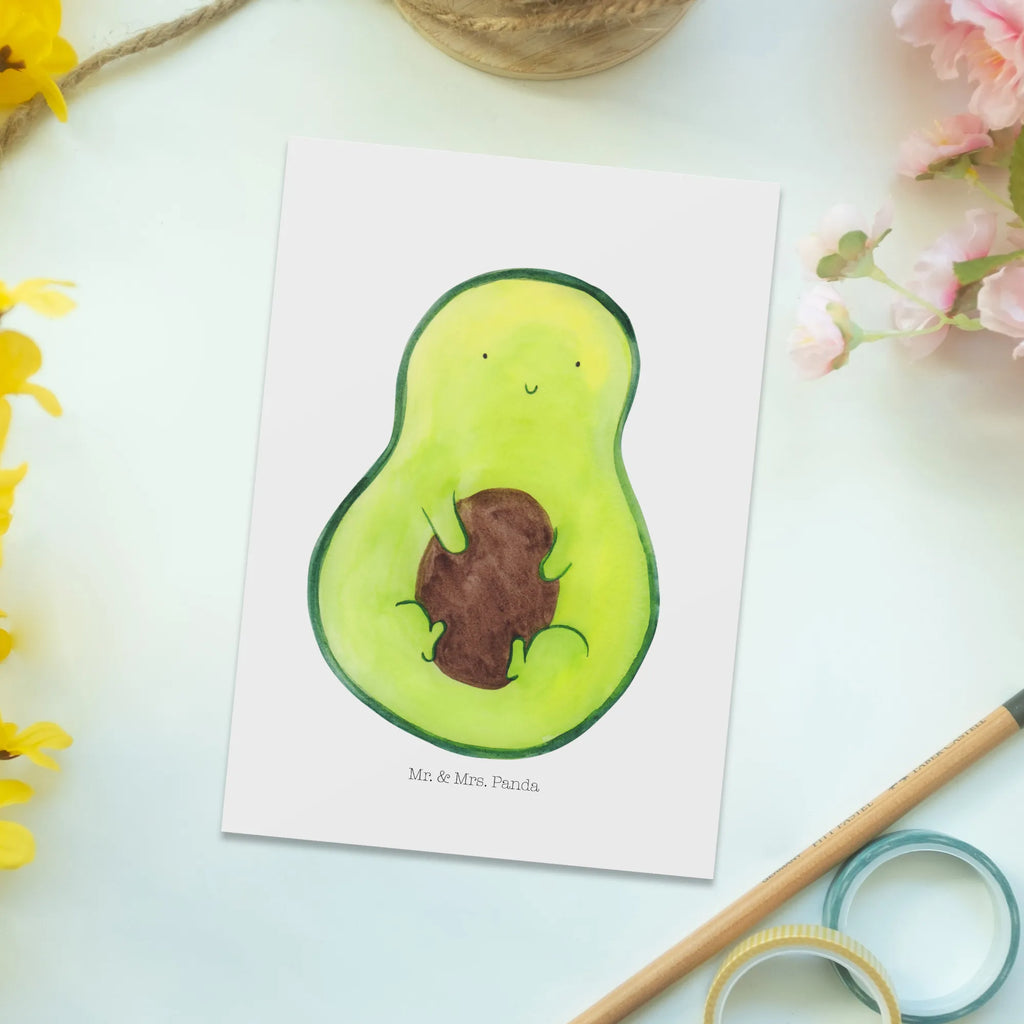 Postkarte Avocado Kern bildkarte, Ansichtskarte, Postkarte, kunstkarte, spruchkarte, Kunstkarten, Grußkarte, einzelkarte, Postkarten, Ansichtskarten, Motivkarte, Designkarte, Fotokarte, Gesund, Vegan, Avocado, Veggie, Avokado, Avocadokern, Kern, Spruch Leben, Pflanze