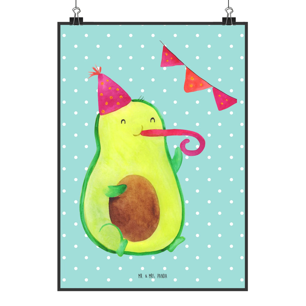 Poster Avocado Party Poster, Handgemaltes Poster, Bild, Kunstdruck, Wanddeko Bild, Posterdruck, Küchenposter, Wandposter, Mr. & Mrs. Panda Poster, Wanddekoration, Kinderposter, Designposter, Wanddeko, Raumdekoration, Avocado, Veggie, Vegan, Gesund, Happy Birthday, Avocados, Schulabschluss, Party, Abschluss, Firmenfeier, Abi, Jahrestag, Prüfung, Jubiläum, Feier, Geburtstag, Feierei, Bestanden, Lieblingstag, Klassenfeier, Geburtstagsfeier, Abifeier