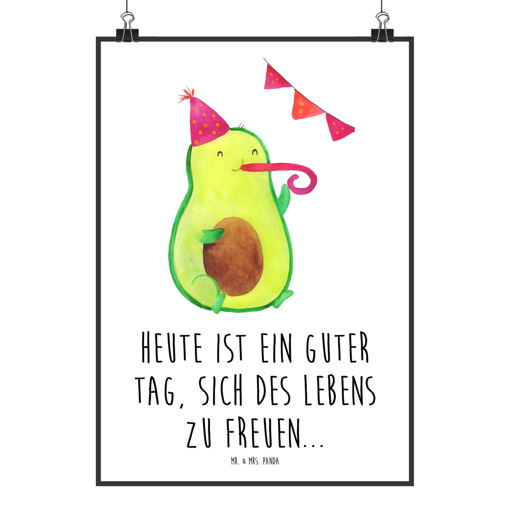 Poster Avocado Party Poster, Handgemaltes Poster, Bild, Kunstdruck, Wanddeko Bild, Posterdruck, Küchenposter, Wandposter, Mr. & Mrs. Panda Poster, Wanddekoration, Kinderposter, Designposter, Wanddeko, Raumdekoration, Avocado, Veggie, Vegan, Gesund, Happy Birthday, Avocados, Schulabschluss, Party, Abschluss, Firmenfeier, Abi, Jahrestag, Prüfung, Jubiläum, Feier, Geburtstag, Feierei, Bestanden, Lieblingstag, Klassenfeier, Geburtstagsfeier, Abifeier