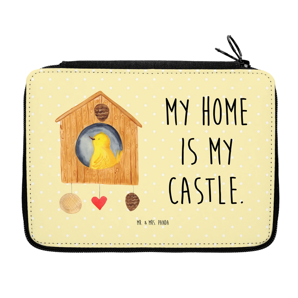 Leather folder Bird House Geschenk, Bestückte Federmappe, Grundschule, Schülerin, Federmäppchen, Schule, Stifterolle, Kinder Federmappe, Motiv, Stifte Etui, Federmappe, Federmäppchen bedruckt, Federmappe Einschulung, Schüler, Stiftetasche, Büro Stifte Etui, Einschulung, Kind, Tiermotive, Gute Laune, lustige Sprüche, Tiere, Nest, Eigenheim, Wohnung, Vogelhaus, Lieblingsort, Vögel, Haus, Familie, Home sweet home, Castle, Vogel, unser Haus, Vogelhäuschen, Zuhause