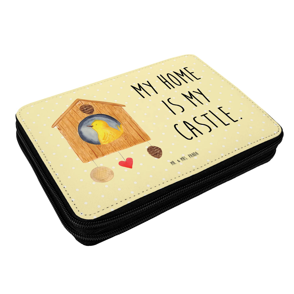 Leather folder Bird House Geschenk, Bestückte Federmappe, Grundschule, Schülerin, Federmäppchen, Schule, Stifterolle, Kinder Federmappe, Motiv, Stifte Etui, Federmappe, Federmäppchen bedruckt, Federmappe Einschulung, Schüler, Stiftetasche, Büro Stifte Etui, Einschulung, Kind, Tiermotive, Gute Laune, lustige Sprüche, Tiere, Nest, Eigenheim, Wohnung, Vogelhaus, Lieblingsort, Vögel, Haus, Familie, Home sweet home, Castle, Vogel, unser Haus, Vogelhäuschen, Zuhause