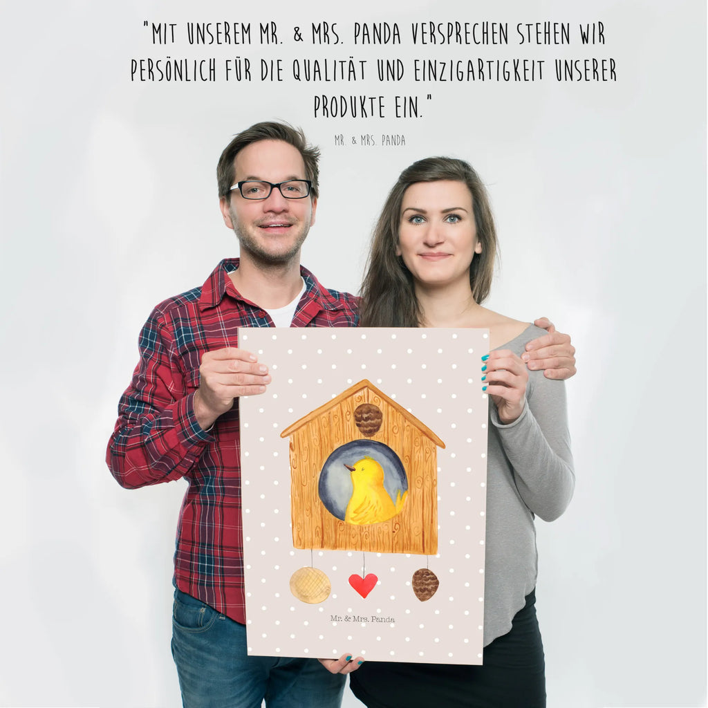 Plakat ptak Dom Motywy zwierzęce, dobra energia, zabawne powiedzonka, zwierzęta