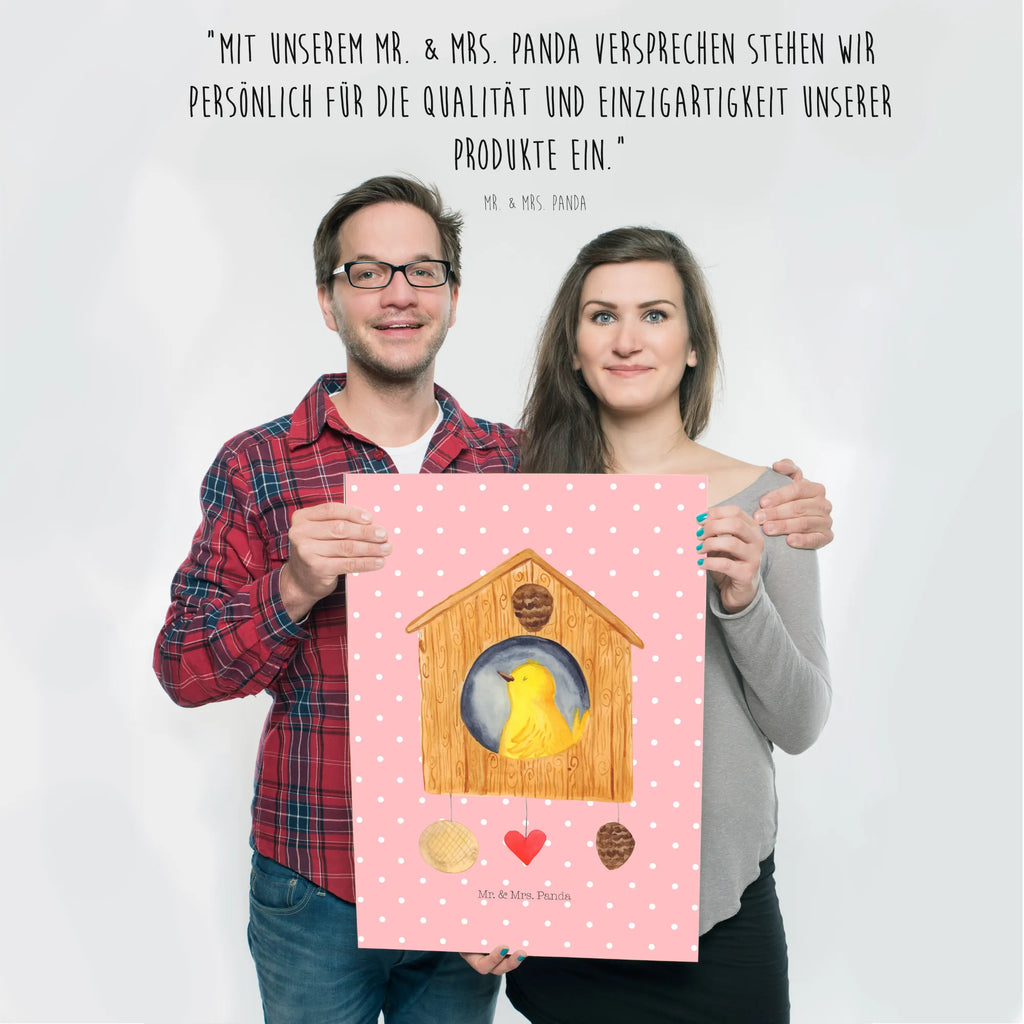 Plakat ptak Dom Motywy zwierzęce, dobra energia, zabawne powiedzonka, zwierzęta