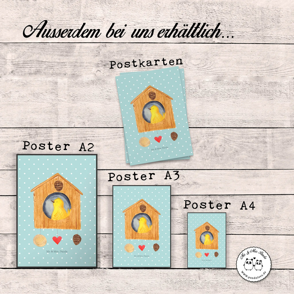 Plakat ptak Dom Motywy zwierzęce, dobra energia, zabawne powiedzonka, zwierzęta