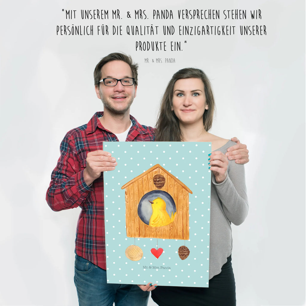 Plakat ptak Dom Motywy zwierzęce, dobra energia, zabawne powiedzonka, zwierzęta