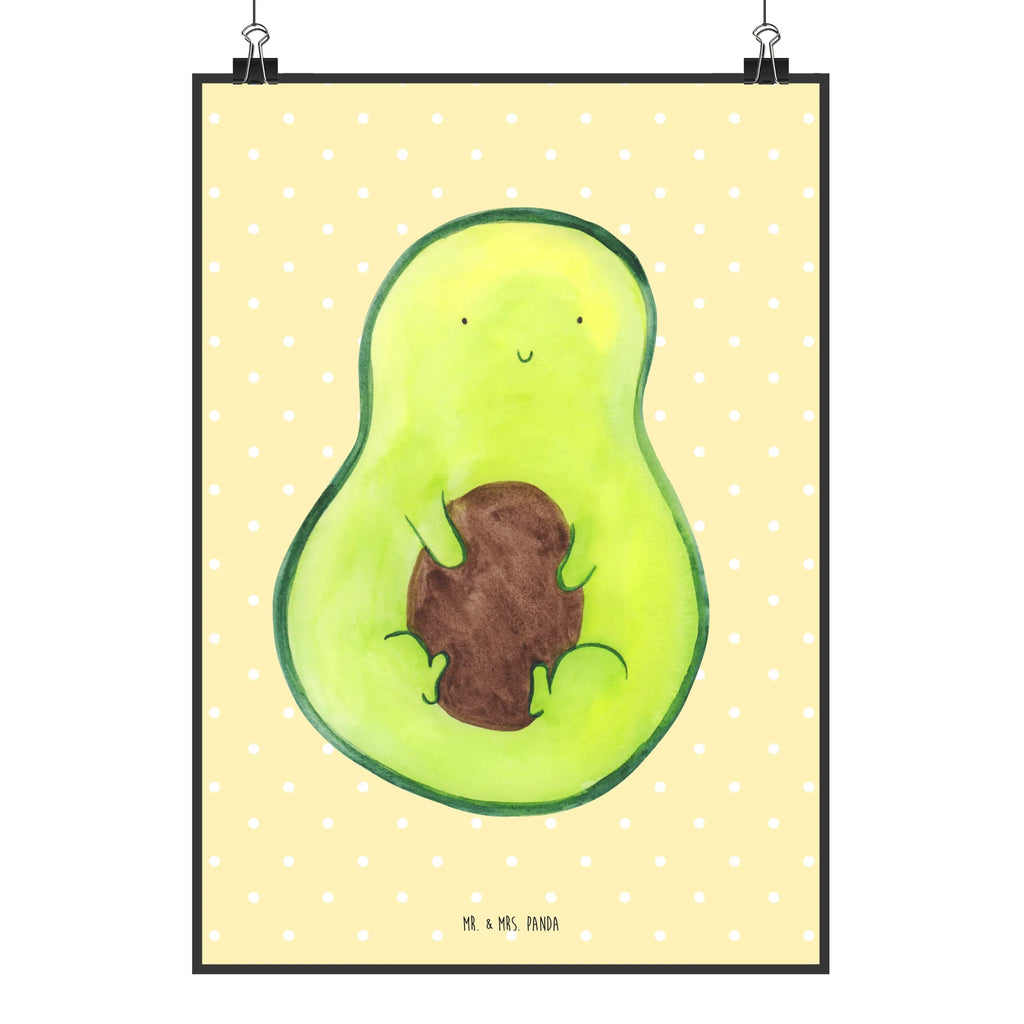 Poster avocado core Kinderposter, Raumdekoration, Kunstdruck, Mr. & Mrs. Panda Poster, Handgemaltes Poster, Poster, Wanddeko Bild, Wanddeko, Wanddekoration, Designposter, Küchenposter, Bild, Wandposter, Posterdruck, Avocado, Veggie, Vegan, Gesund, Avocadokern, Kern, Avokado, Pflanze, Spruch Leben