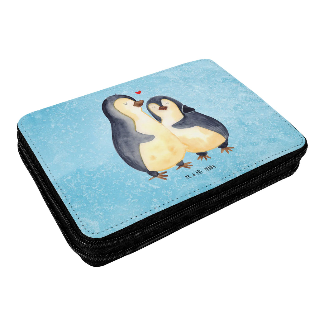 Leather folder Penguin embrace Mäppchen, Malmappe, Etui für Stifte, Stiftebeutel, Buntstiftmäppchen, Federmappe Set, Schüleretui, Farbstiftetui, Bleistift Etui, Schlampermäppchen, Stifte Etui, Stiftemappe, Zeichenetui, Bleistiftetui, Schulmäppchen, Buntstiftetui, Schreibetui, Schuletui, Federmäppchen, Stifteetui, Schreibmappe, Federtasche, Stiftetasche, Pinguin, Liebe, Hochzeitstag, Verlobung, Jahrestag, Liebesgeschenk, Hochzeitsgeschenk, Liebesbeweis, Liebespaar, Hochzeit