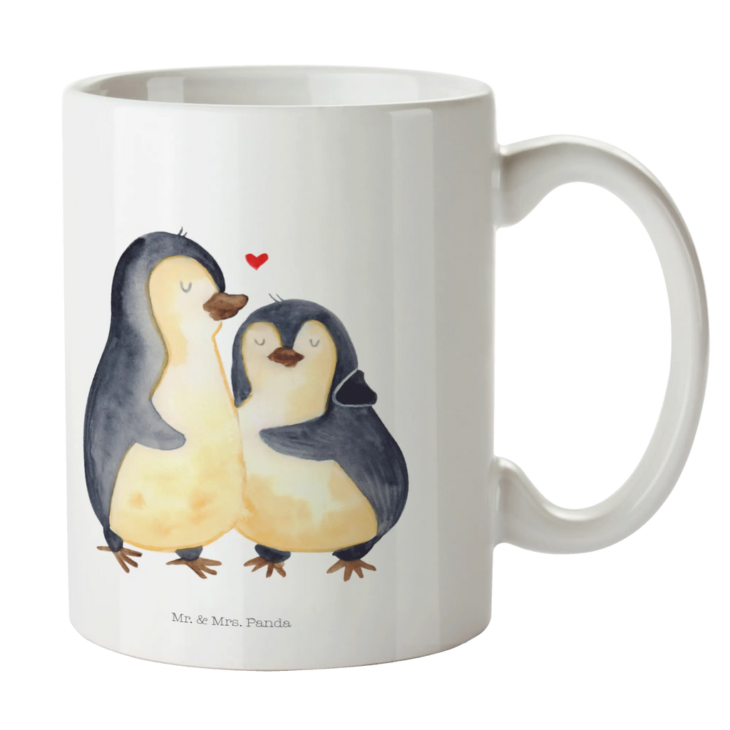 Mug Penguin embrace Teetasse, Geschenktasse, Porzellantasse, Kaffeetasse, Keramiktasse, Tasse mit Zitaten, Bürotasse, Tasse mit Motiven, Tasse, Pinguin, Verlobung, Liebesbeweis, Hochzeitstag, Liebe, Liebespaar, Liebesgeschenk, Hochzeit, Jahrestag, Hochzeitsgeschenk