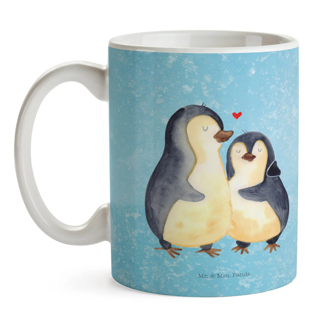 Mug Penguin embrace Teetasse, Geschenktasse, Porzellantasse, Kaffeetasse, Keramiktasse, Tasse mit Zitaten, Bürotasse, Tasse mit Motiven, Tasse, Pinguin, Verlobung, Liebesbeweis, Hochzeitstag, Liebe, Liebespaar, Liebesgeschenk, Hochzeit, Jahrestag, Hochzeitsgeschenk