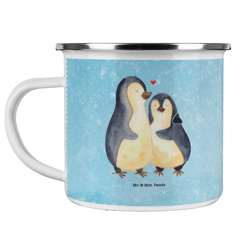 Enamel camping mug Penguin embrace camper mug, backpacking mug, camping mug, enamel drinking mug, steel mug for camping, travel mug, stainless steel drinking cup, camp coffee mug, tin coffee cup, hiking mug, metal cup, adventure mug, lightweight camping mug, outdoor cup, enamel mug, campfire mug, metal camping mug, camping metal cup, enamel camping cup, bushcraft mug, Penguin, North Pole, Winter, Penguins, wedding gift, engagement, anniversary, love, penguin, proof of love, wedding, love gift, lovers, wedding day