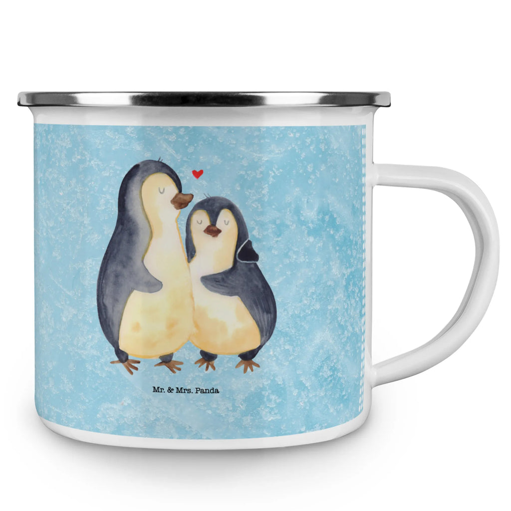 Enamel camping mug Penguin embrace camper mug, backpacking mug, camping mug, enamel drinking mug, steel mug for camping, travel mug, stainless steel drinking cup, camp coffee mug, tin coffee cup, hiking mug, metal cup, adventure mug, lightweight camping mug, outdoor cup, enamel mug, campfire mug, metal camping mug, camping metal cup, enamel camping cup, bushcraft mug, Penguin, North Pole, Winter, Penguins, wedding gift, engagement, anniversary, love, penguin, proof of love, wedding, love gift, lovers, wedding day