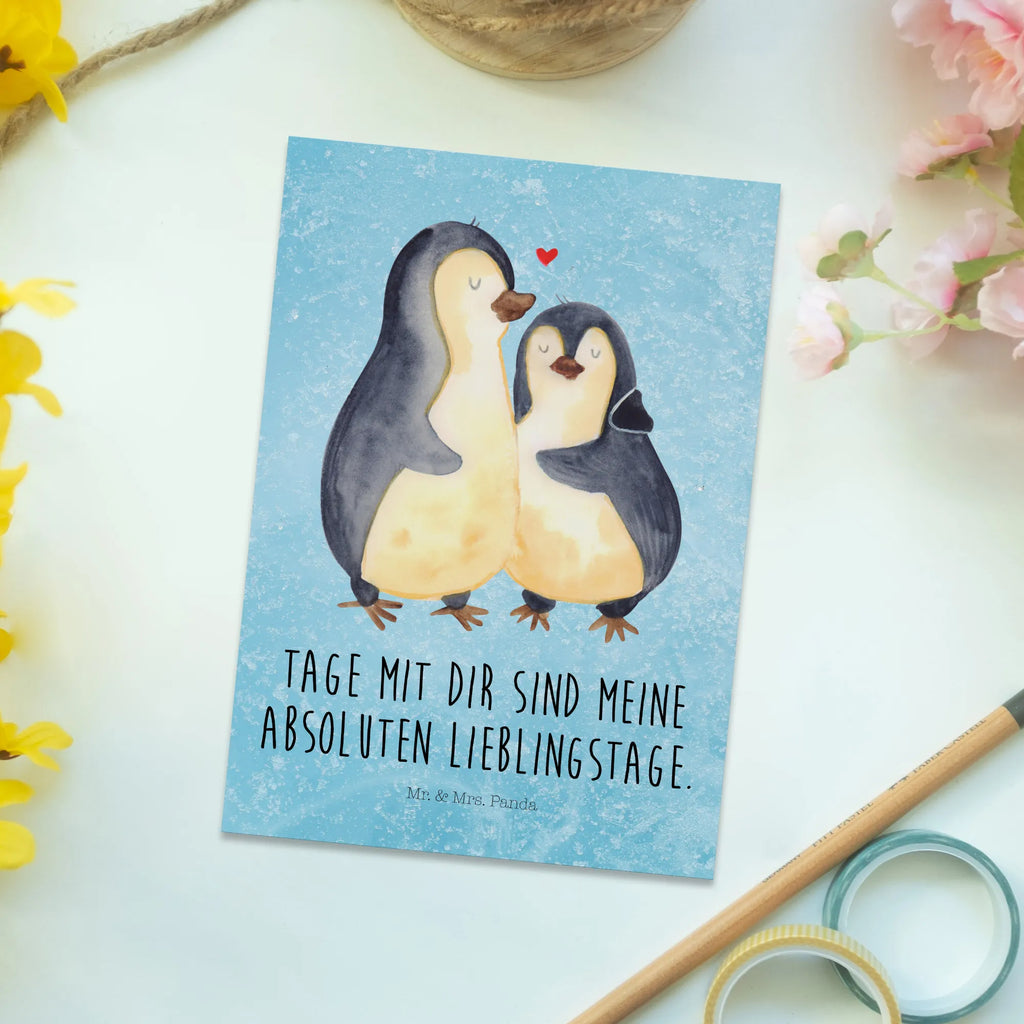 Ansichtskarte Pinguin umarmen spruchkarte, Kunstkarten, Postkarte, kunstkarte, Designkarte, Fotokarte, Grußkarte, einzelkarte, bildkarte, Ansichtskarte, Ansichtskarten, Motivkarte, Postkarten, Pinguin, Jahrestag, Hochzeitsgeschenk, Liebe, Liebesgeschenk, Hochzeit, Hochzeitstag, Verlobung, Liebesbeweis, Liebespaar