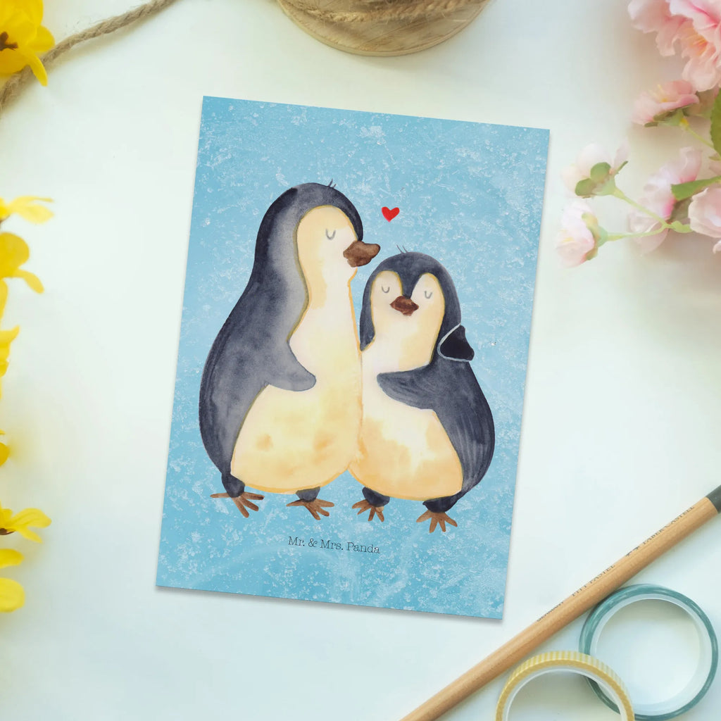 Ansichtskarte Pinguin umarmen spruchkarte, Kunstkarten, Postkarte, kunstkarte, Designkarte, Fotokarte, Grußkarte, einzelkarte, bildkarte, Ansichtskarte, Ansichtskarten, Motivkarte, Postkarten, Pinguin, Jahrestag, Hochzeitsgeschenk, Liebe, Liebesgeschenk, Hochzeit, Hochzeitstag, Verlobung, Liebesbeweis, Liebespaar