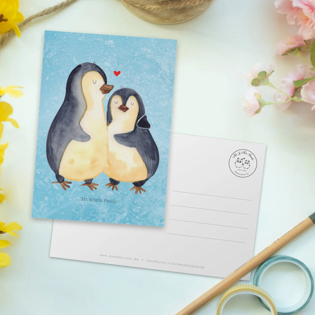 Ansichtskarte Pinguin umarmen spruchkarte, Kunstkarten, Postkarte, kunstkarte, Designkarte, Fotokarte, Grußkarte, einzelkarte, bildkarte, Ansichtskarte, Ansichtskarten, Motivkarte, Postkarten, Pinguin, Jahrestag, Hochzeitsgeschenk, Liebe, Liebesgeschenk, Hochzeit, Hochzeitstag, Verlobung, Liebesbeweis, Liebespaar