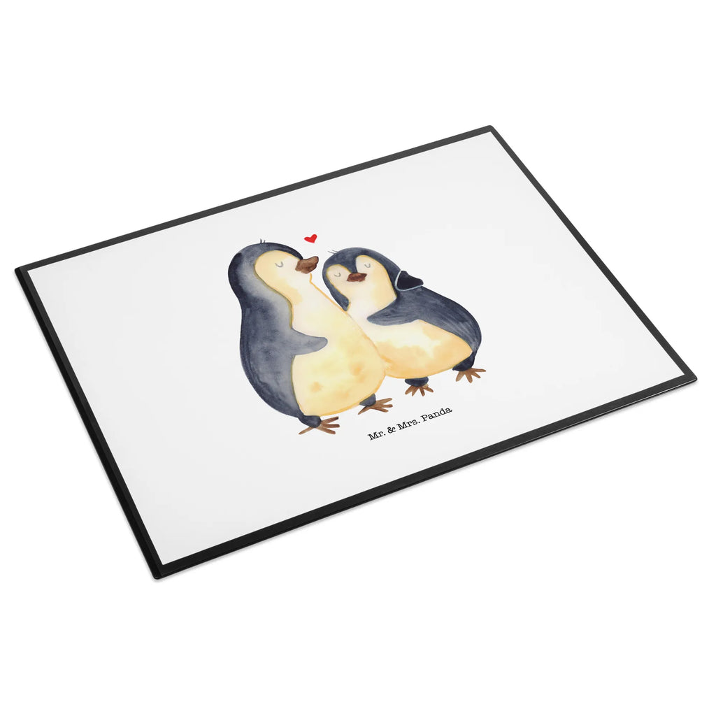Desk pad Penguin embrace Bürobedarf, Schreibtischauflage, Schreibtischunterlage Groß, Büroartikel, Schreibtisch Unterlagen, Schreibwaren, Schreibunterlage, Pinguin, Liebe, Verlobung, Liebesbeweis, Liebesgeschenk, Liebespaar, Hochzeitsgeschenk, Jahrestag, Hochzeit, Hochzeitstag