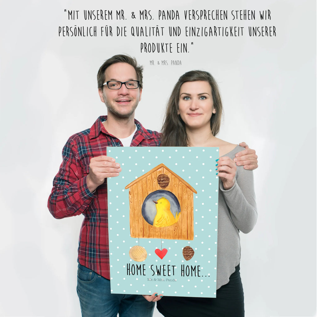 Plakat ptasi domek Strona główna Kunstdruck, Mr. & Mrs. Panda Poster, bild für wand, Wanddekoration, Küchenposter, Raumdekoration, Poster, großes poster, Bild, schlafzimmer poster, Wanddeko, Kinderposter, Wandbild, Wanddeko Bild, poster sprüche, Designposter, Wandposter, kinderzimmer poster, Deko Bild, Posterdruck, Handgemaltes Poster, plakat, Gute Laune, Tiermotive, Tiere, lustige Sprüche, Vogelhaus, Einzug, Geschenk, Umzug, Einzugsgeschenk, Vogel, Hausbau, Haus, Home sweet Home