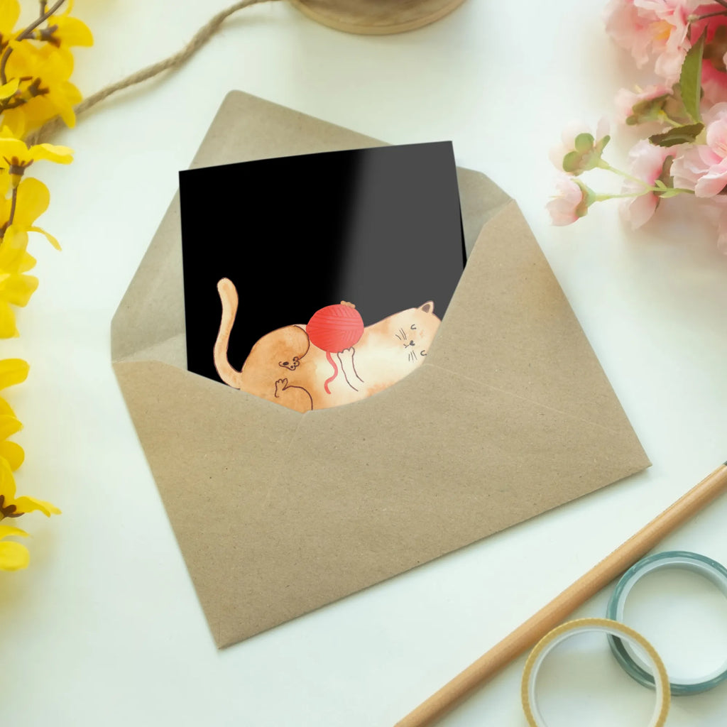 Kartka okolicznościowa kot wełna Kot, motyw kotów, miłośnik kotów, dekoracje z kotami, przyjaciel kotów, entuzjasta kotów, produkty dla kotów, artykuły dla kotów, akcesoria dla kotów, pamiątki z kotami, produkty dla miłośników kotów, motywy kotów