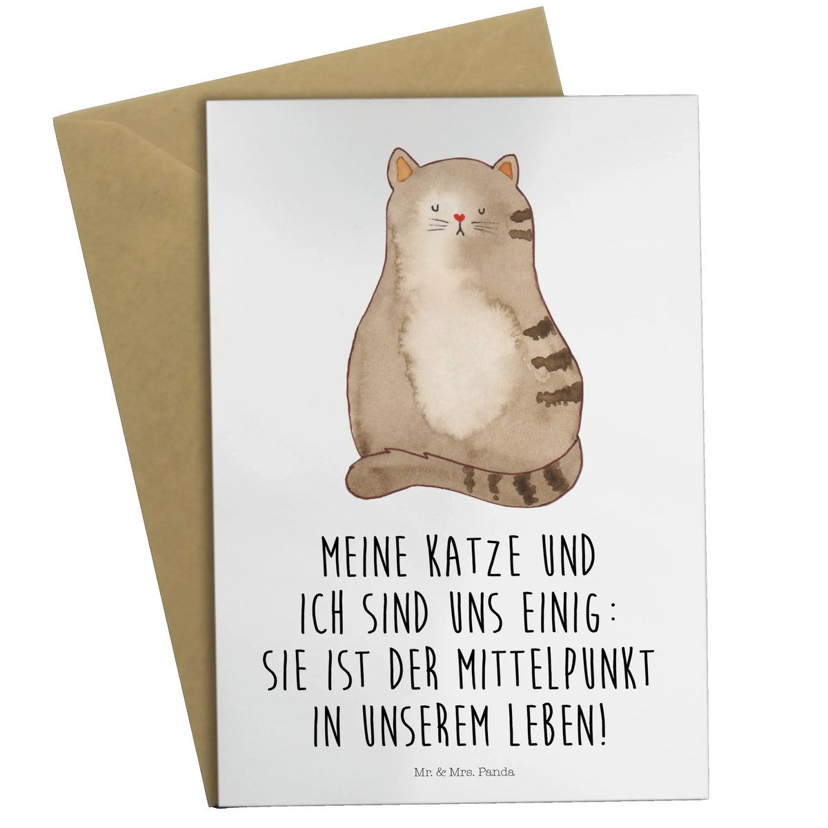 Greetings card Cat Sit tomcat, kitty, meow, kitten, housecat, mama cat, love cats, cat image, cat fan, cat lover, cat fancier, cat decoration, gift for cat lover, cat owner, funny cats, cat sayings, cat motto, funny cat gifts, fan merchandise, cat stuff, animal lover, pet, cat love, purpose in life, pussy, center