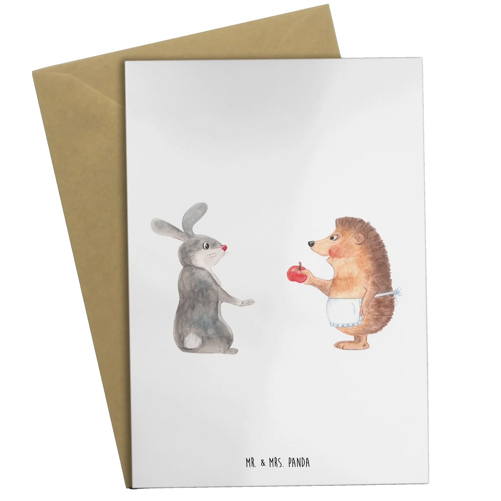Greetings card Hare Hedgehog Geburtstagskarte, Hochzeitskarte, Klappkarte, Grußkarte, Einladungskarte, Glückwunschkarte, Karte, Ansichtskarten, Tiermotive, Gute Laune, lustige Sprüche, Tiere, Trösten, Herzschmerz, Hase, Igel, Igel und Hase, Liebe Spruch, Liebeskummer Geschenk, Spruch romantisch, Trennungsschmerz