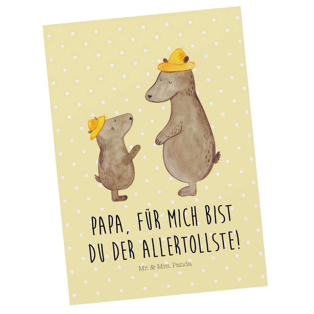 Pocztówka Niedźwiedzie z kapeluszami Designkarte, Motivkarte, Grußkarte, Fotokarte, Postkarte, Postkarten, Kunstkarten, bildkarte, einzelkarte, Ansichtskarte, spruchkarte, kunstkarte, Ansichtskarten, Opa, Familie, Muttertag, Mama, Schwester, Oma, Papa, Vatertag, Bruder, Paps, Papi, Bär, Vorbild, Bären, Söhne, Family, Kinder, Daddy, Lieblingsmensch, Kind, Vater-Sohn, Sohn, Dad, Vater