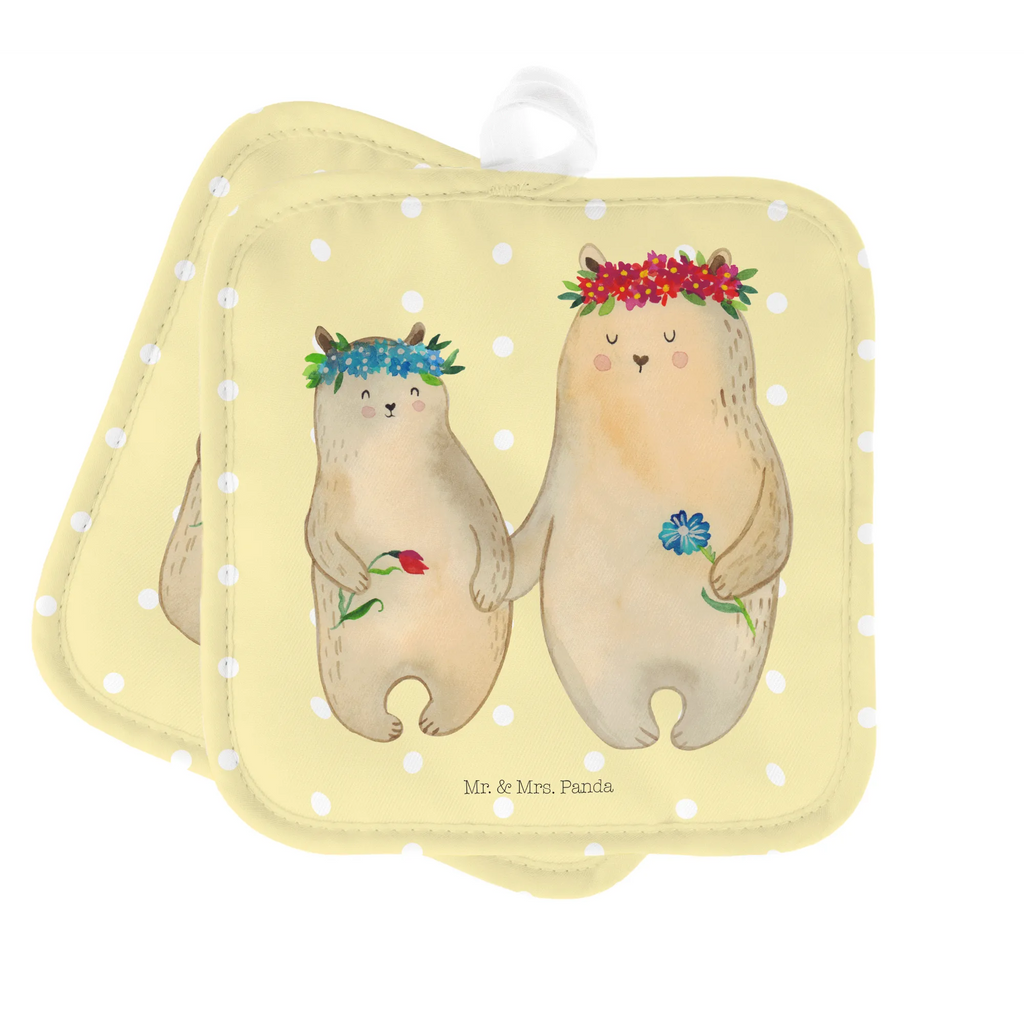 2er Set Topflappen  Bären mit Blumenkranz Topflappen mit Spruch, Topfhandschuh, Ofenhandschuh, Topflappen 2er Set, Topfhandschuhe, Topflappen, Topflappenset, Ofenhandschuhe, Topflappen lustig, Topfuntersetzer, Schöne Topflappen, Topflappen Set, Familie, Vatertag, Muttertag, Bruder, Schwester, Mama, Papa, Oma, Opa, Kinder, Töchter, Tochter, Vorbild, Lieblingsmama, Kind, Geschenk Mama. Muttertag, Bären, beste Mutter, Mutter, Family, Bär, weltbeste Mama, Lieblingsmensch, Mutti, Mami