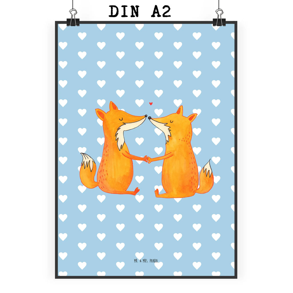 Plakat lisy miłość Bild für Wand, wandkunst, Wandbild, Wandposter, Wanddekoration, Wanddeko Bild, kunstposter, kunstdruck poster, wanddeko, Kunstdruck, Poster, Posterdruck, Deko Bild, Bild, drucke, Designposter, Mr. & Mrs. Panda Poster, kunst für die wand, Wandschmuck, wanddruck, Plakat, grafikposter, Fuchs, Freundin, Ehemann, Füchse, Partner, Verlobte, Ehe, Ehefrau, Fox, Liebesbeweis, Liebespaar, Freund, Liebe, Paar