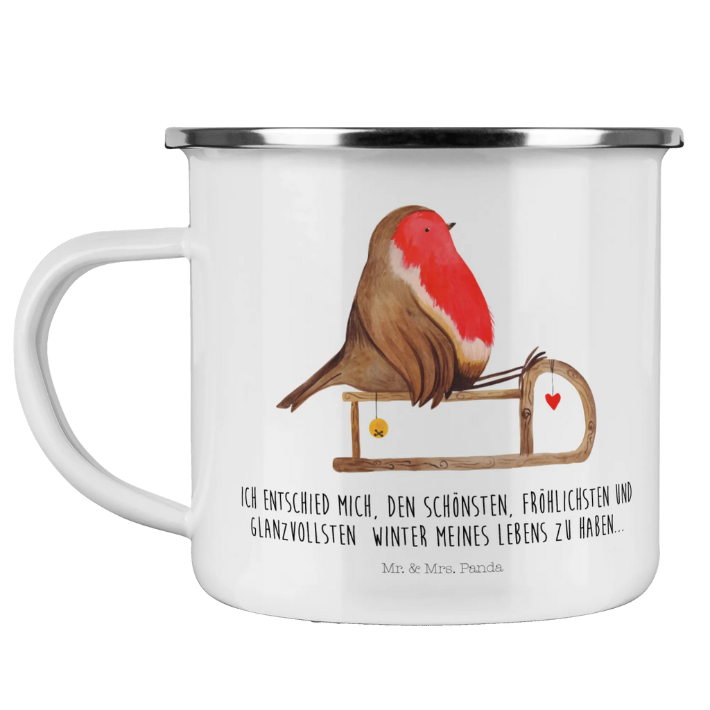 Kempingowy kubek emaliowany rudzik sanki reisetasse, Kaffeebecher, wandertasse, Reisebecher, metallbecher, Tasse Emaille, Tasse, wanderbecher, becher emaille, Campingbecher, Teebecher, Pott, Metalltasse, Kaffeetasse, emaillebecher, Becher, Emaille Becher, Emailletasse, Blechtasse, Trinkbecher, Campingtasse, Teetasse, blechbecher, Emaille Tasse, Weihnachten, Advent, Winter, Heiligabend, Nikolaus, Wintermotiv, Weihnachtsdeko, Vogel, Schlitten