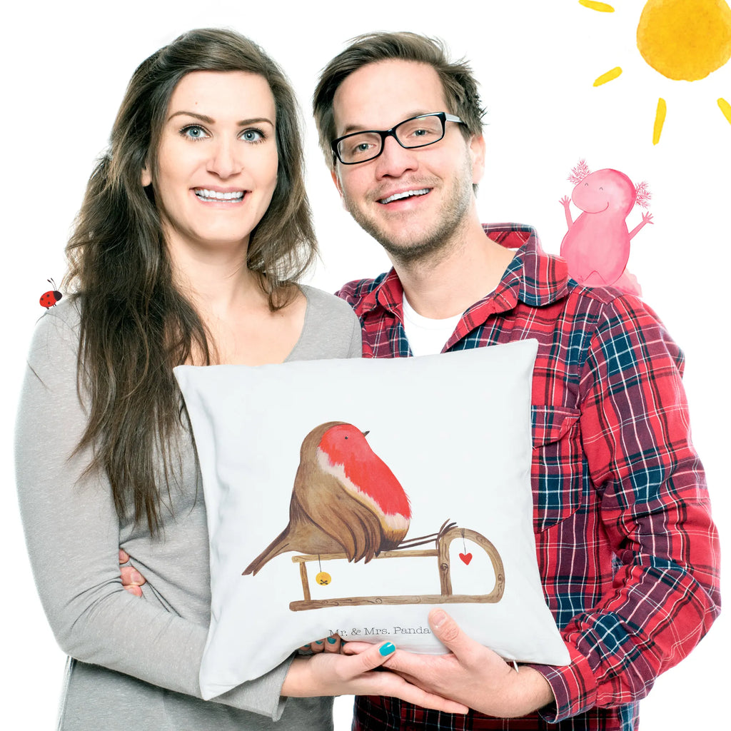 40x40 Kissen Rotkehlchen Schlitten Kopfkissen, sitzkissen, Dekokissen Sofa, Sofakissen, Zierkissen, Dekokissen, Kissenhülle, Dekokissen 40x40, Sofakissen 40x40, Kissenhülle 40x40, Kopfkissen 40x40, Couchkissen, Kissen 40x40, Kissenbezug 40x40, Kissenbezüge, Kissen, Kissen 40x40 Waschbar, Motivkissen, sofakissen, Winter, Weihnachten, Weihnachtsdeko, Nikolaus, Advent, Heiligabend, Wintermotiv, Schlitten, Vogel