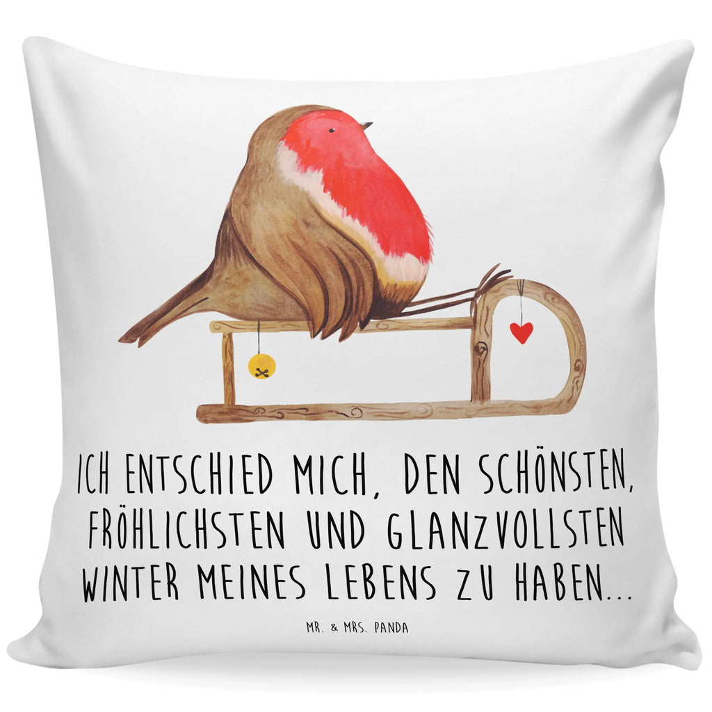 40x40 Kissen Rotkehlchen Schlitten Kopfkissen, sitzkissen, Dekokissen Sofa, Sofakissen, Zierkissen, Dekokissen, Kissenhülle, Dekokissen 40x40, Sofakissen 40x40, Kissenhülle 40x40, Kopfkissen 40x40, Couchkissen, Kissen 40x40, Kissenbezug 40x40, Kissenbezüge, Kissen, Kissen 40x40 Waschbar, Motivkissen, sofakissen, Winter, Weihnachten, Weihnachtsdeko, Nikolaus, Advent, Heiligabend, Wintermotiv, Schlitten, Vogel