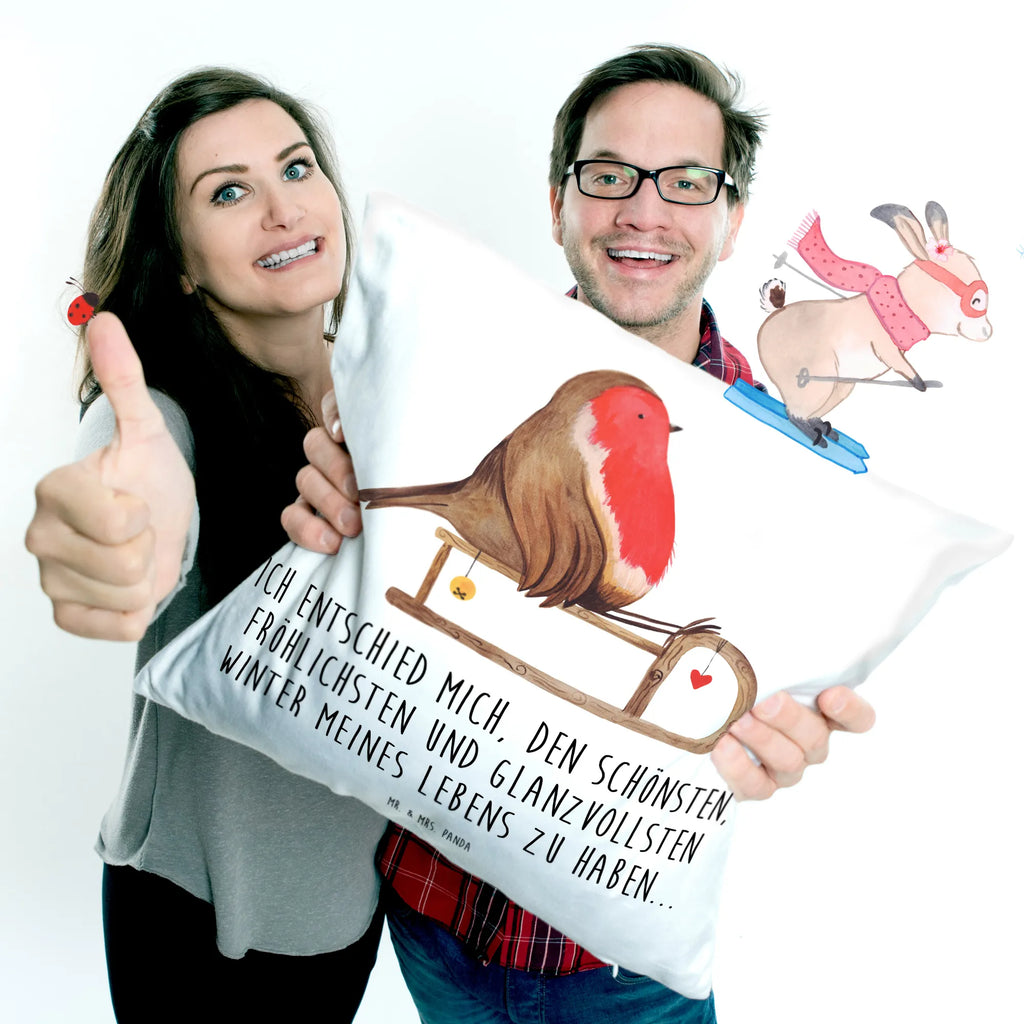 40x40 Kissen Rotkehlchen Schlitten Kopfkissen, sitzkissen, Dekokissen Sofa, Sofakissen, Zierkissen, Dekokissen, Kissenhülle, Dekokissen 40x40, Sofakissen 40x40, Kissenhülle 40x40, Kopfkissen 40x40, Couchkissen, Kissen 40x40, Kissenbezug 40x40, Kissenbezüge, Kissen, Kissen 40x40 Waschbar, Motivkissen, sofakissen, Winter, Weihnachten, Weihnachtsdeko, Nikolaus, Advent, Heiligabend, Wintermotiv, Schlitten, Vogel