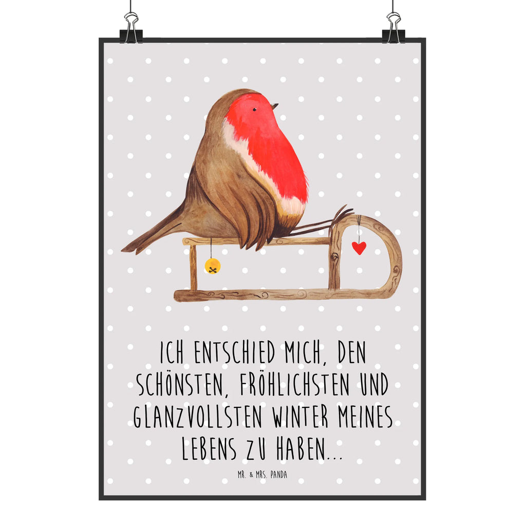 Poster Rotkehlchen Schlitten bild für wand, Poster, schlafzimmer poster, Raumdekoration, Handgemaltes Poster, Designposter, Bild, Wanddeko Bild, Wanddeko, Kinderposter, poster sprüche, großes poster, Mr. & Mrs. Panda Poster, Wanddekoration, Kunstdruck, Deko Bild, Küchenposter, kinderzimmer poster, Posterdruck, Wandposter, plakat, Wandbild, Wintermotiv, Heiligabend, Advent, Nikolaus, Weihnachtsdeko, Winter, Weihnachten, Schlitten, Vogel