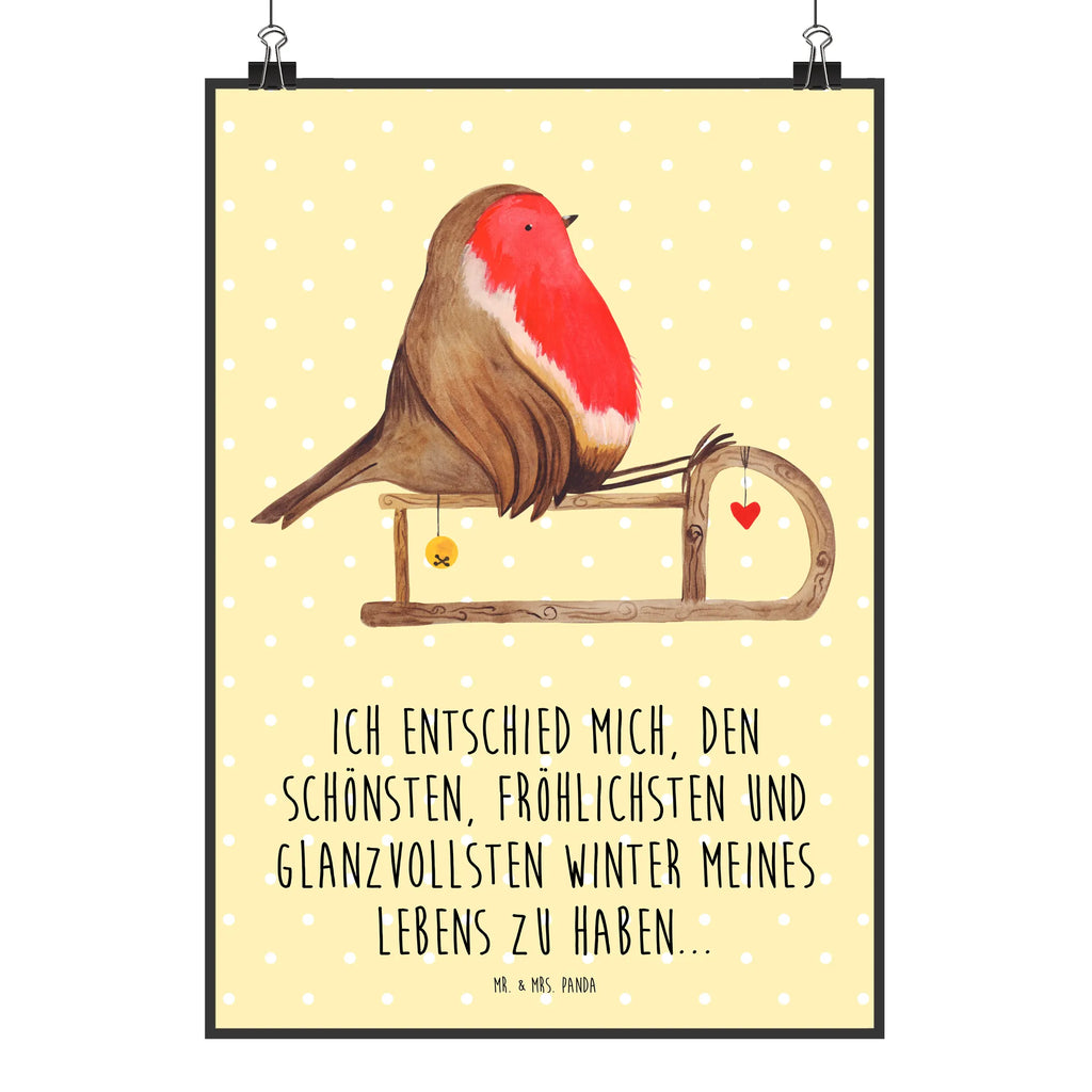 Poster Rotkehlchen Schlitten bild für wand, Poster, schlafzimmer poster, Raumdekoration, Handgemaltes Poster, Designposter, Bild, Wanddeko Bild, Wanddeko, Kinderposter, poster sprüche, großes poster, Mr. & Mrs. Panda Poster, Wanddekoration, Kunstdruck, Deko Bild, Küchenposter, kinderzimmer poster, Posterdruck, Wandposter, plakat, Wandbild, Wintermotiv, Heiligabend, Advent, Nikolaus, Weihnachtsdeko, Winter, Weihnachten, Schlitten, Vogel