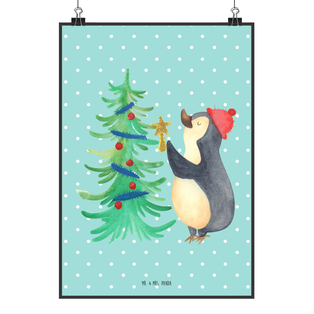 Poster Pinguin Weihnachtsbaum wanddruck, Wandbild, wandkunst, wanddeko, kunstdruck poster, Wandschmuck, kunstposter, Posterdruck, drucke, grafikposter, Designposter, Poster, Wandposter, Bild für Wand, Plakat, Deko Bild, Wanddekoration, Mr. & Mrs. Panda Poster, Kunstdruck, Bild, Wanddeko Bild, kunst für die wand, Wintermotiv, Heiligabend, Advent, Nikolaus, Weihnachtsdeko, Winter, Weihnachten, Pinguin