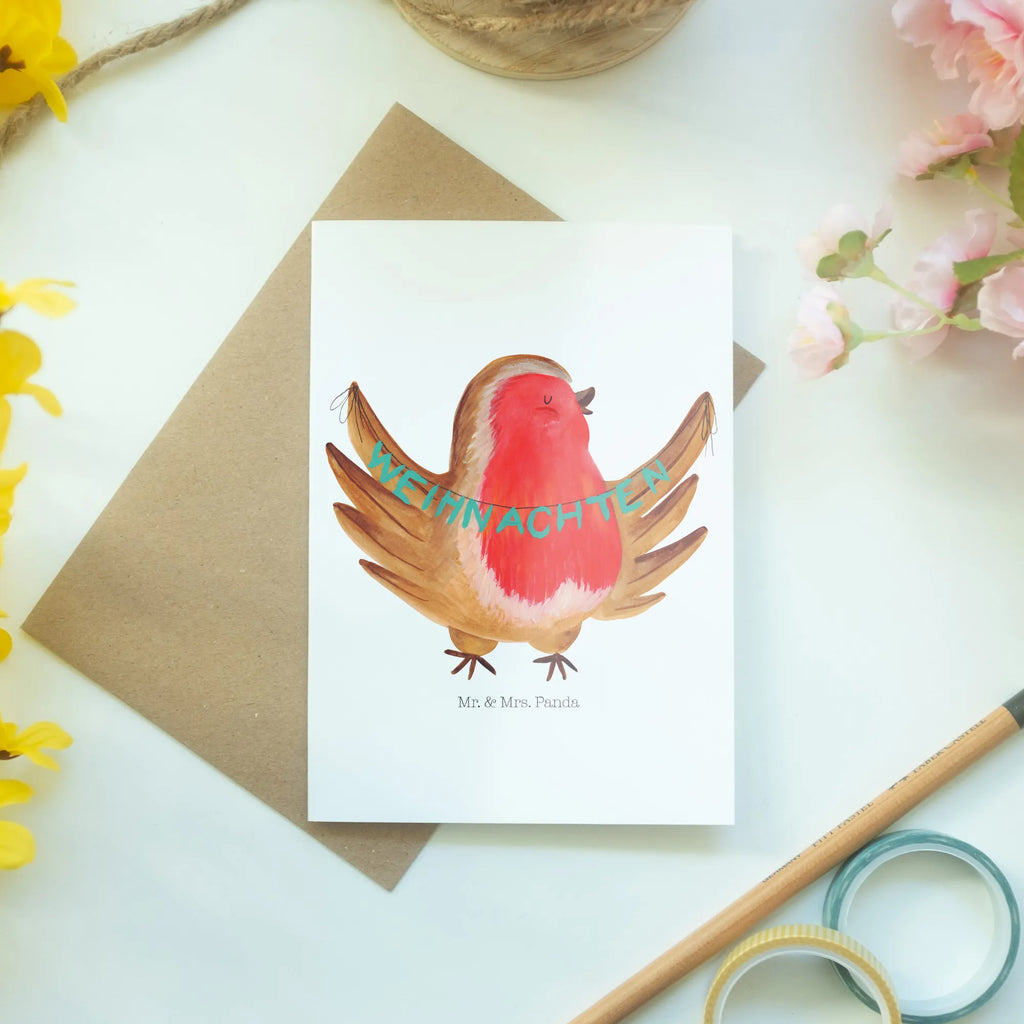 Kartka okolicznościowa rudzik Boże Narodzenie Zima, Boże Narodzenie, dekoracje świąteczne, Mikołaj, Adwent, Wigilia, zimowy motyw