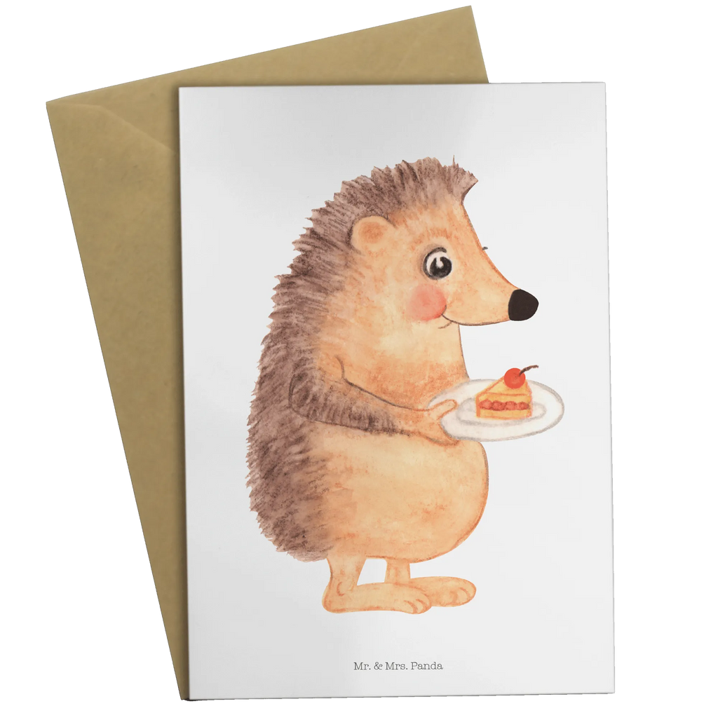 Greetings card Hedgehog piece of cake kommunionskarte, weihnachtskarten, Grußkarten, Grußkarte, firmungskarte, Beileidskarte, babykarte, Klappkarte, osterkarte, jubiläumskarte, valentinstagskarte, abiturkarte, genesungskarte, vatertagskarte, einladungskarten, hochzeitskarten, Motivkarte, glückwunschkarten, neujahrskarte, Glückwunschkarte, spruchkarte, dankeskarten, osterkarten, Lustige Sprüche, Tiere, Tiermotive, Gute Laune, Einladung Party, Essen Spruch, Igel, Torte, Kuchen, Geburtstagskuchen, Kuchen Backen, Backen Geschenk