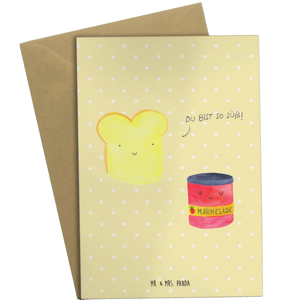 Greetings card toast jam Ansichtskarten, Geburtstagskarte, Einladungskarte, Glückwunschkarte, Karte, Grußkarte, Hochzeitskarte, Klappkarte, Tiermotive, Gute Laune, lustige Sprüche, Tiere, süß, süße Postkarte, Brot, Toast, Toastbrot, Küche Spruch, Frühstück Einladung, Marmelade, Küche Deko, Dreamteam
