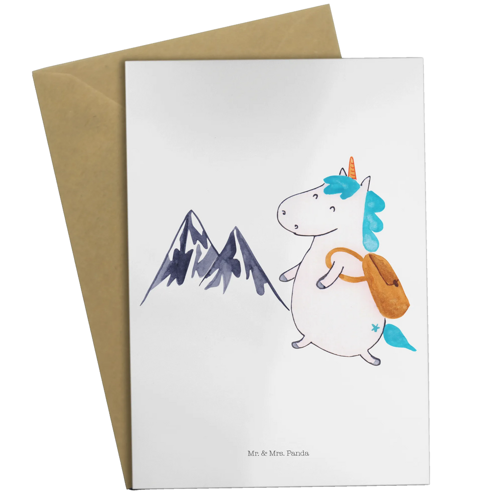 Grußkarte Einhorn Bergsteiger Glückwunschkarte, jubiläumskarte, abiturkarte, Motivkarte, spruchkarte, weihnachtskarten, einladungskarten, Grußkarten, neujahrskarte, hochzeitskarten, Klappkarte, dankeskarten, Grußkarte, osterkarten, firmungskarte, glückwunschkarten, genesungskarte, babykarte, Beileidskarte, valentinstagskarte, vatertagskarte, kommunionskarte, osterkarte, Einhörner, Unicorn, Einhorn Deko, Einhorn, Bergsteiger, Abenteurer, Urlaub, Weltenbummler, Abenteuer, Entdecker, Reisen, Weltreise, Berge