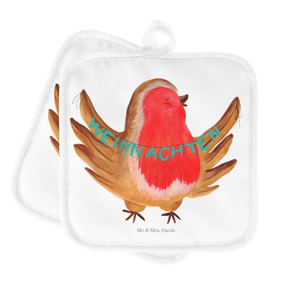 2er Set Topflappen  Rotkehlchen Weihnachten Schöne Topflappen, Topflappen Set, Topflappen 2er Set, Ofenhandschuh, Topfhandschuh, Topflappenset, Topfuntersetzer, Topflappen lustig, Topflappen, Topfhandschuhe, Ofenhandschuhe, Topflappen mit Spruch, Winter, Weihnachten, Weihnachtsdeko, Nikolaus, Advent, Heiligabend, Wintermotiv, Vogel, Weihnachtsmotiv, Frohe Weihnachten, xmas, Weihnachtsgruß