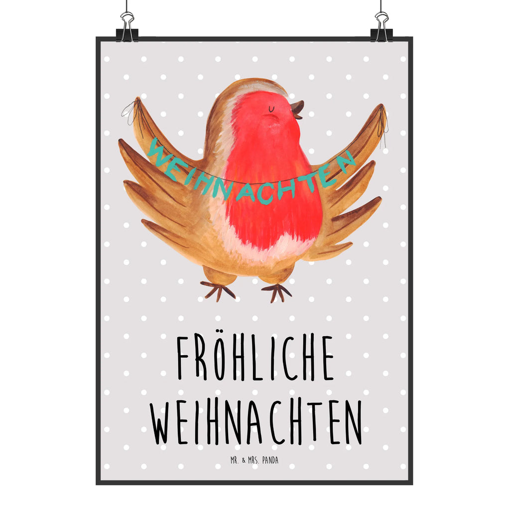 Poster Rotkehlchen Weihnachten Mr. & Mrs. Panda Poster, wanddruck, kunstposter, grafikposter, kunst für die wand, kunstdruck poster, Bild für Wand, Wanddeko Bild, Wandposter, Designposter, Wanddekoration, Plakat, Deko Bild, Wandschmuck, Kunstdruck, wandkunst, Bild, Poster, Wandbild, wanddeko, drucke, Posterdruck, Wintermotiv, Heiligabend, Advent, Nikolaus, Weihnachtsdeko, Winter, Weihnachten, Weihnachtsgruß, Frohe Weihnachten, Weihnachtsmotiv, Vogel, Xmas